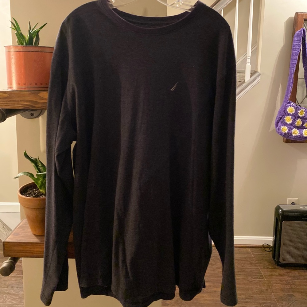 Nautica Black long-sleeve tee